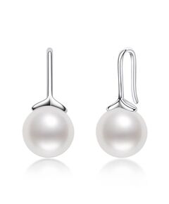 Sterling Silver Freshwater Pearl  Hook Earrings