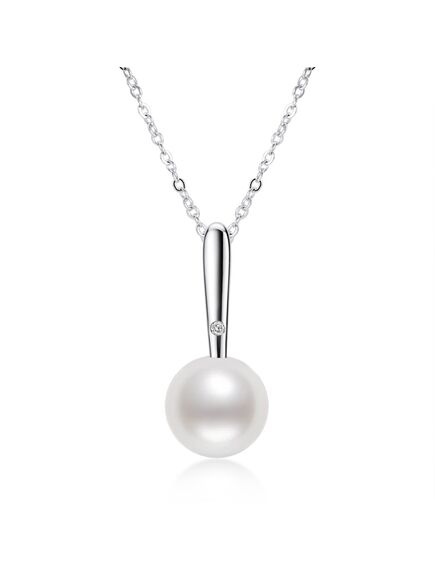 7.5-8mm Simple Freshwater White Pearl Necklace